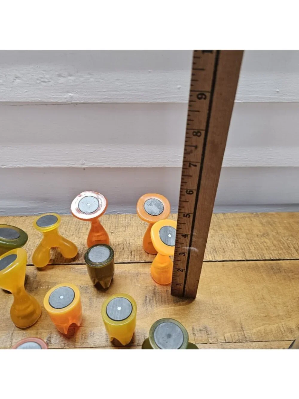 OLIBLOCK architectural building blocks 2001 -24 PC Set Clear Tube Orange
